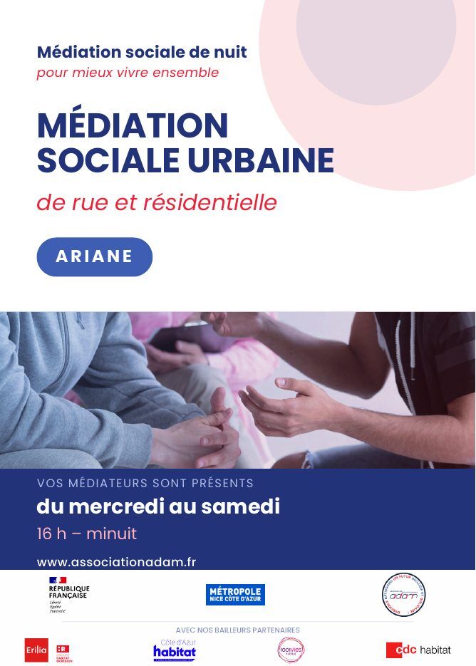 Médiation sociale urbaine, de rue et résidentielle